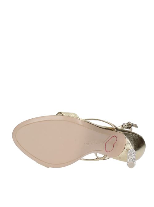 Sandali in pelle SOPHIA WEBSTER | ROSALIND CRYSTAL SANDALCHAMPAGNE